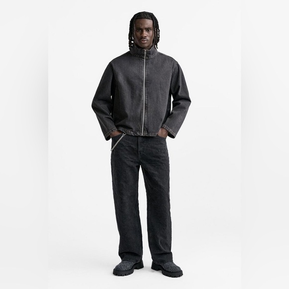 NWT - ZARA MEN’S CHUNKY FABRIC DERBY SHOES, BLUE - SIZE 8 - Picture 3 of 14